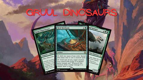 Gruul Dinosaurs | Magic the Gathering Arena | Tarkir Dragonstorm | Pioneer Gameplay