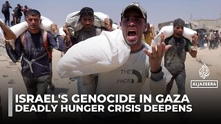 Scavenging for scraps: Palestinians risk gunfire to feed starving children