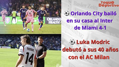 Orlando City bailó al Inter de Miami 4 por 1 sin la presencia de Messi