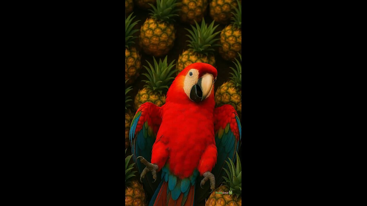 Funny parrot