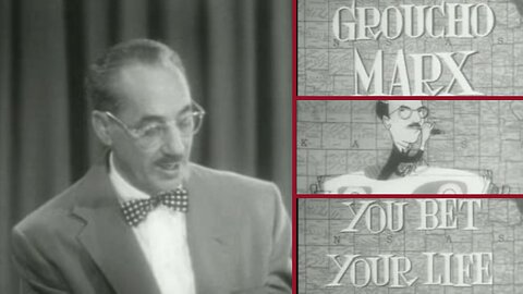 You Bet Your Life (1950) Groucho Marx & the Secret Word Wall – Classic Game Show & Comedy Gold