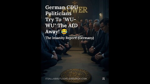 German CDU Politicians Try To "WU-WU" The AfD Away! 😂