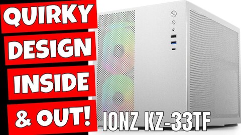 MAD New Design IONZ KZ 33TF ITX MATX Aluminium Cube PC Gaming Case Unboxing