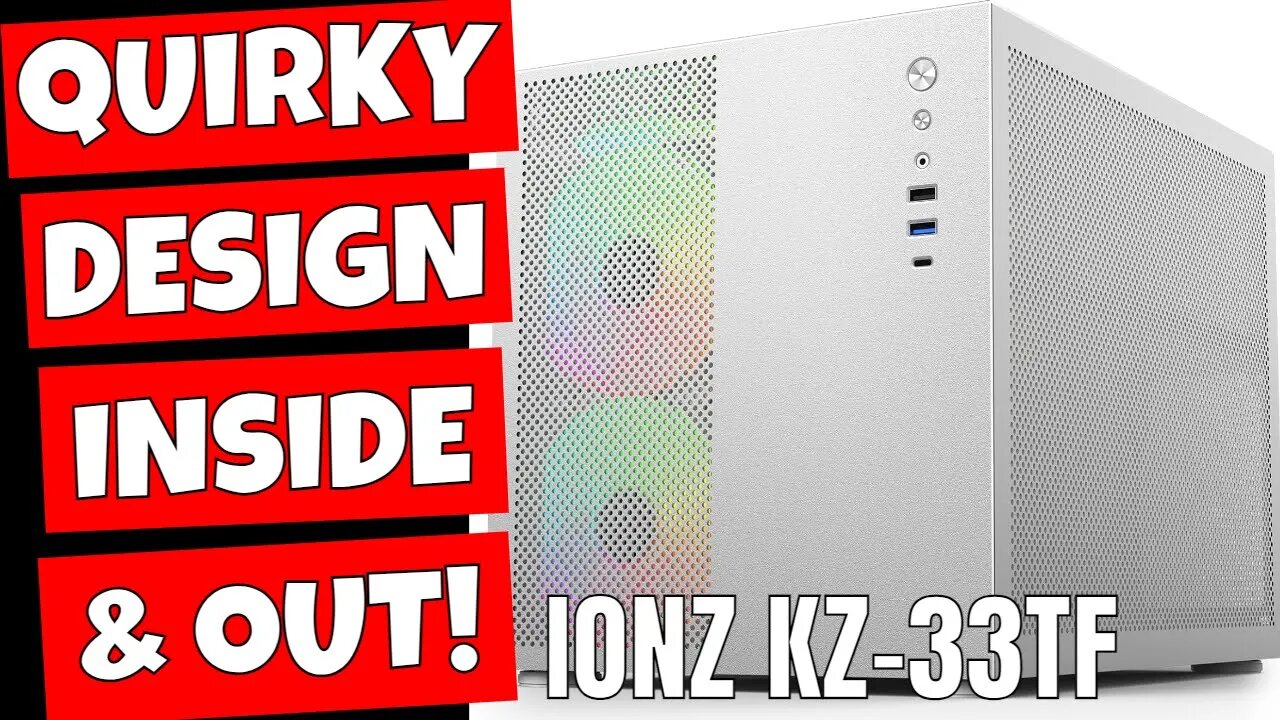 MAD New Design IONZ KZ 33TF ITX MATX Aluminium Cube PC Gaming Case Unboxing