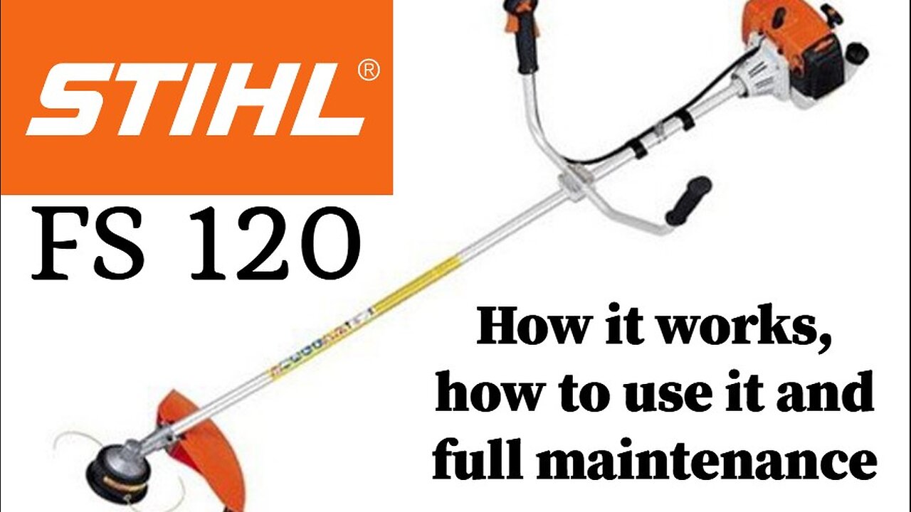 Testing the Sthil FS120 brushcutter. How it works, how to use it and full maintenance