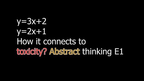 Abstract thinking: How toxic people meet using graphs and MATH?