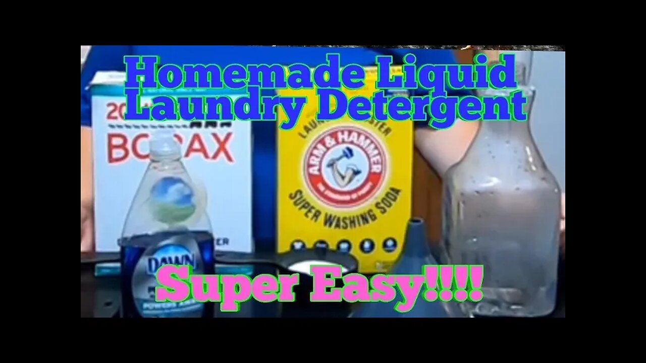 Homemade Laundry Detergent/soap - liquid