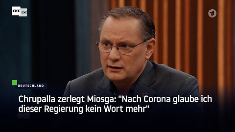 Chrupalla zerlegt Miosga: "Nach Corona glaube ich dieser Regierung kein Wort mehr"