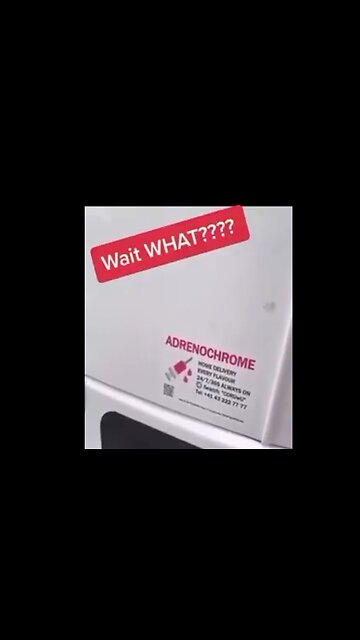 Adrenochrome delivery vans in Davos, Switzerland