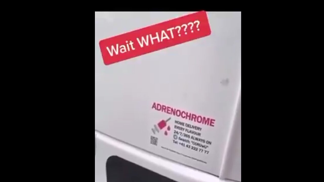 Adrenochrome delivery vans in Davos, Switzerland