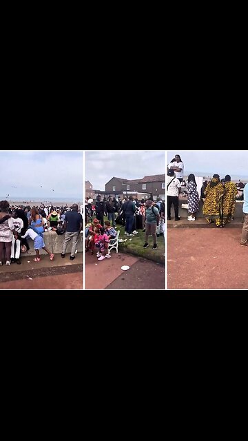 Festive outdoor gathering in S Africa? Nope - it's Scotland today