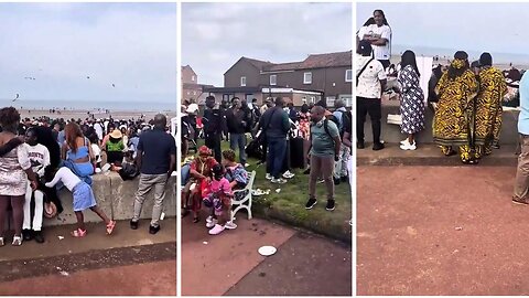 Festive outdoor gathering in S Africa? Nope - it's Scotland today