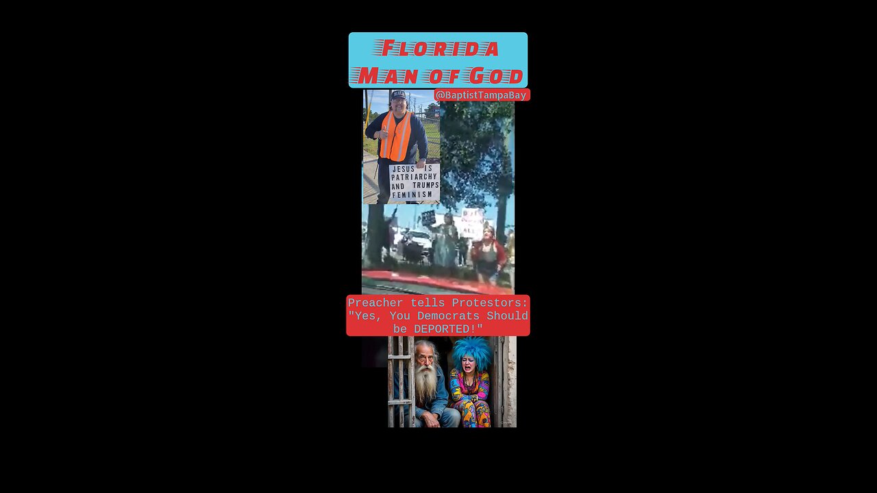 YOU DESERVE TO BE DEPORTED! Preacher Rebukes Paranoid Anti-Trump Protestors at No Kings Rally