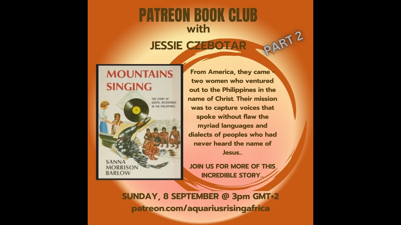 Patreon Book Club with Jessie - Mountains Singing by Sanna Morrison Barlow Part 2 (September 2024)