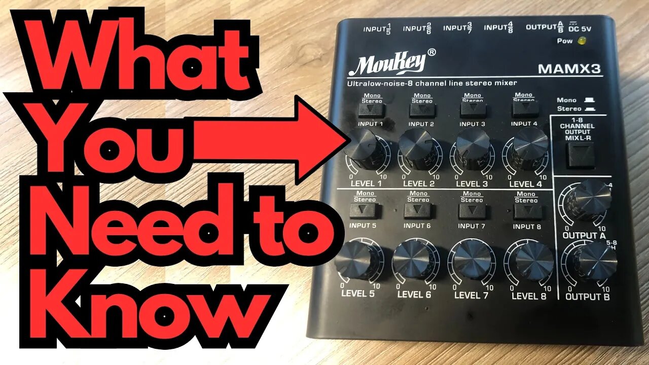 My Thoughts on the MouKey MAMX3 Mixer...