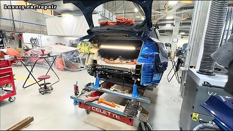 (Part 1) Step-by-Step Guide: Fixing a Tesla Model 3 Rear End on the Celette Bench