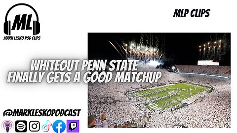 Penn State Whiteout vs. Oregon || MLP clips #pennstate #collegefootball
