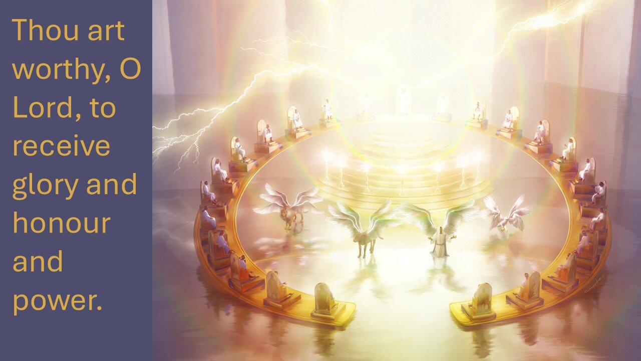 The 24 Elders Before the Throne: Revelation Chapters 4 and 5