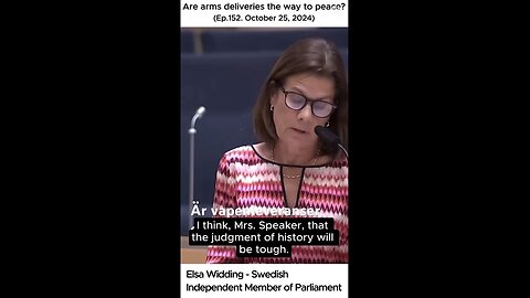 Elsa Widding - Does more weapons bring peace