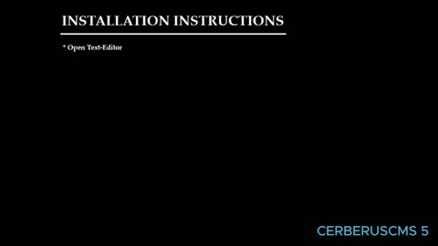 [2023] CerberusCMS - 5 - SVD - Installation - VIA - Web File Manager - Video File Part - 01 OF 04