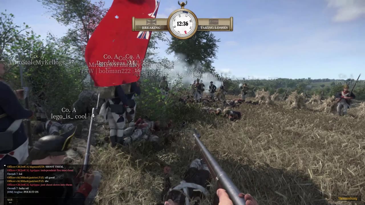 War of Rights American Revolution Event