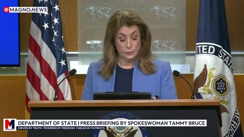 🇺🇸 Department of State | Press Briefing by Spokeswoman Tammy Bruce [LIVE]