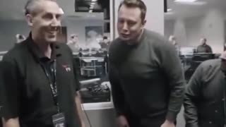 Elon Musk’s reaction when a Falcon 9 booster successfully lands back on Earth for the first time