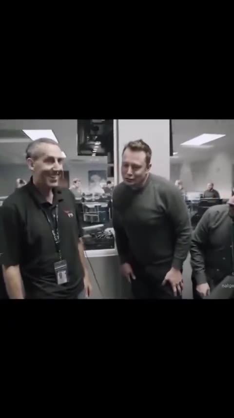 Elon Musk’s reaction when a Falcon 9 booster successfully lands back on Earth for the first time