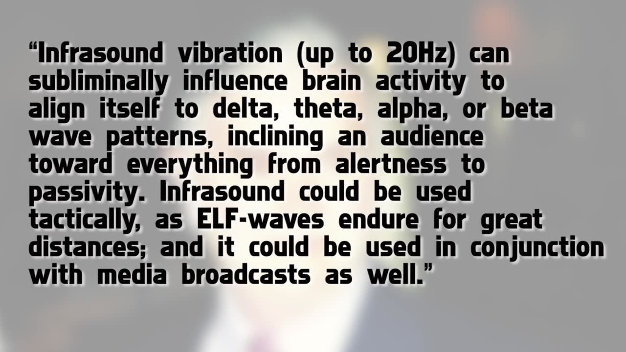 GOVERNMENT NOW ADMIT REMOTE MIND CONTROL IS REAL!