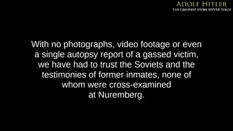 Adolf Hitler The Greatest Story NEVER Told