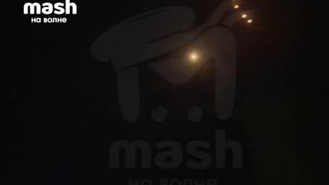 🇷🇺AA fire on Ukr drone at Evpatoria (Crimea)