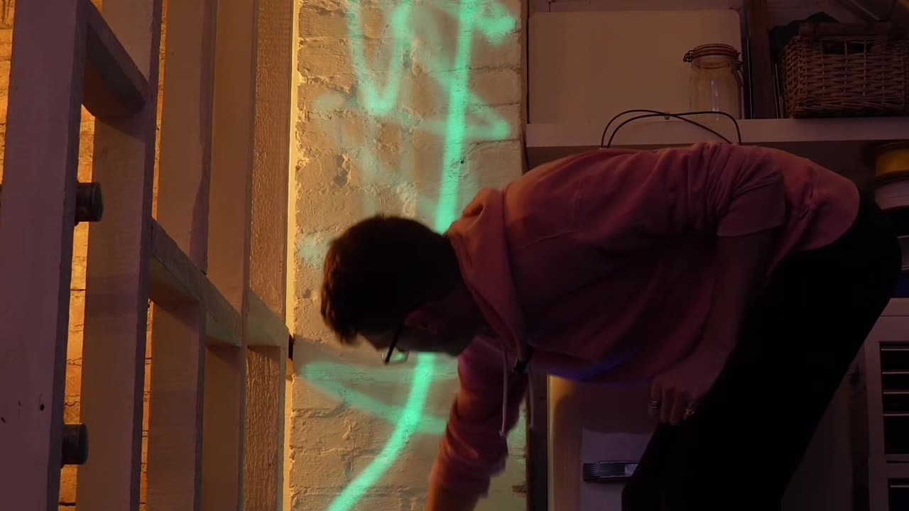 Insanely Bright Glow in the Dark Wall