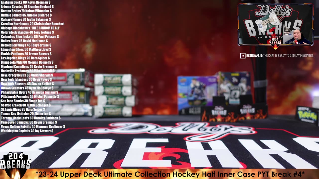 *23-24 Upper Deck Ultimate Collection Hockey Half Inner Case PYT Break #4* [May 10, 2025]