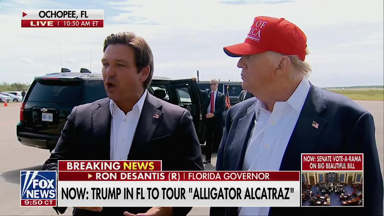 DeSantis says Alligator Alcatraz will have a judge advocate to quickly see illegals