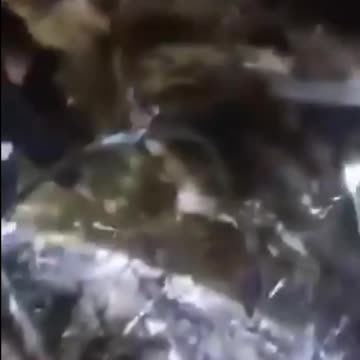 🇮🇱🇮🇷 First footage of an Israeli jet wreckage downed by #Iran, likely an F-16 #ISRAEL #WAR