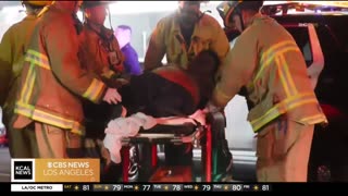 Vehicle plows into crowd waiting to enter nightclub in Los Angeles, injuring 30 people