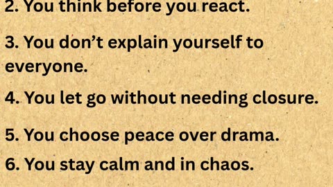 Silent Signs You're Growing Mentally Stronger.