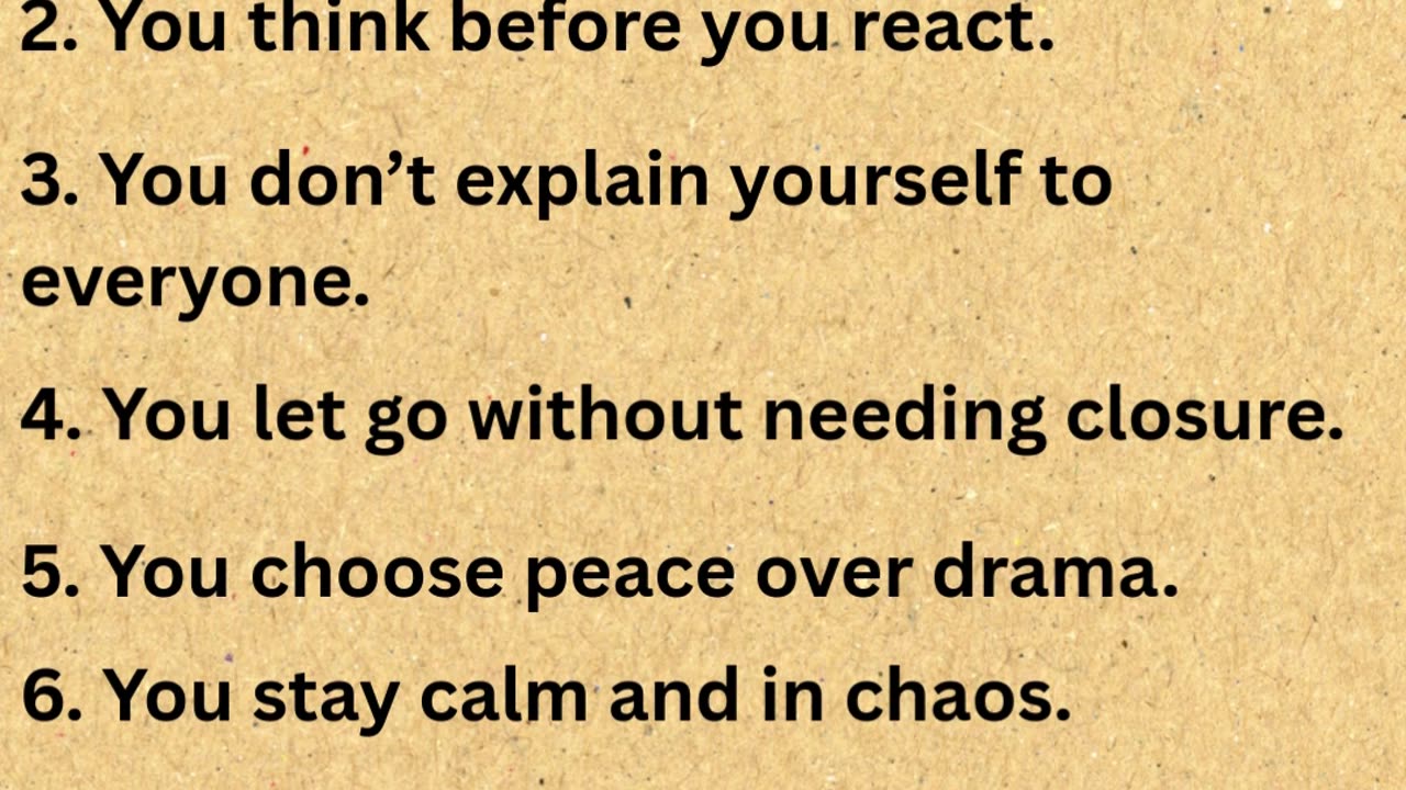 Silent Signs You're Growing Mentally Stronger.