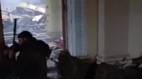 Russian Soldiers Raiding a House Full of NATO Mercenaries