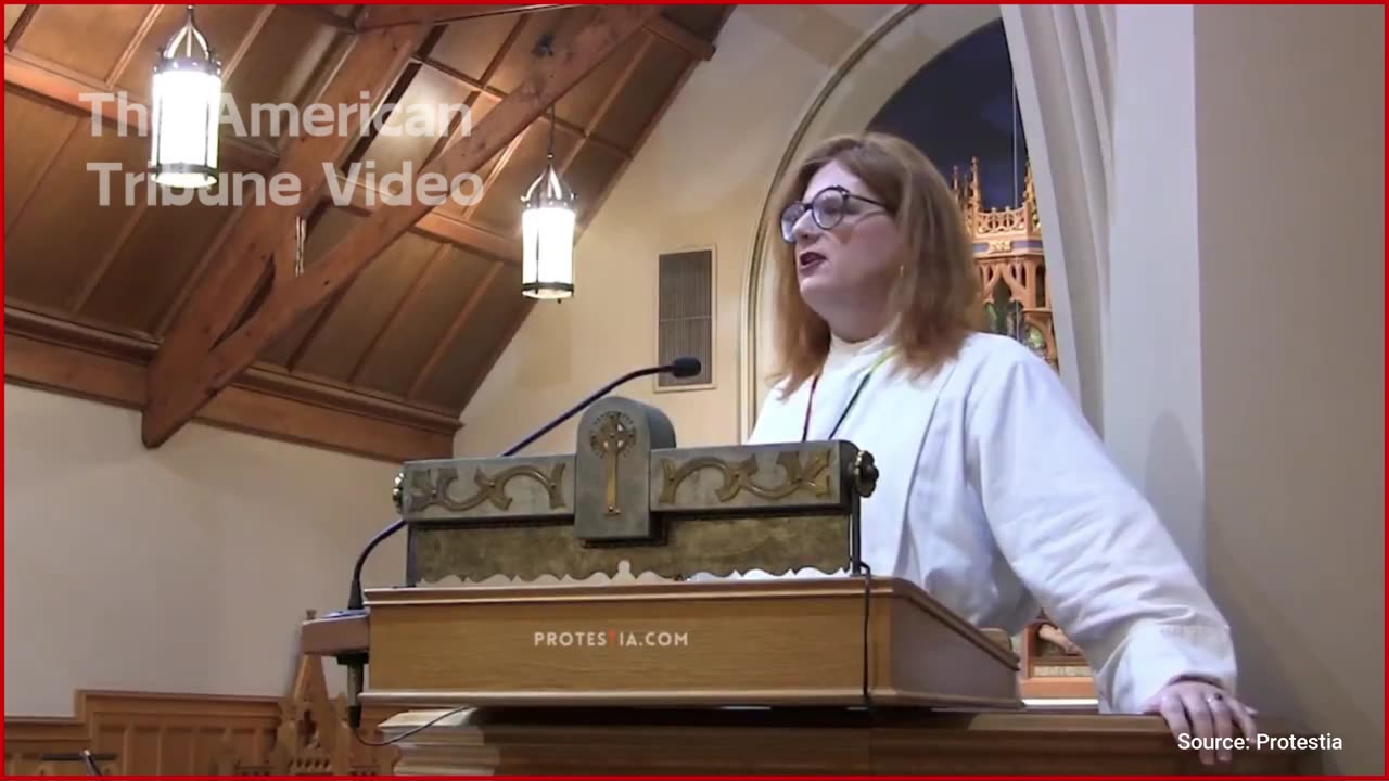 [WATCH] Transgender Priest Complains About the Word "Man" in Bizarre Sermon