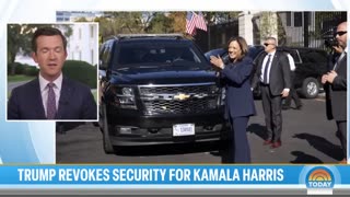President Trump revokes Kamala Harris’ Secret Service Protection
