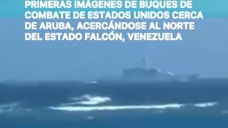 "BUQUE" de Combate de EEUU cerca de ARUBA.