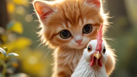 cat washing cock