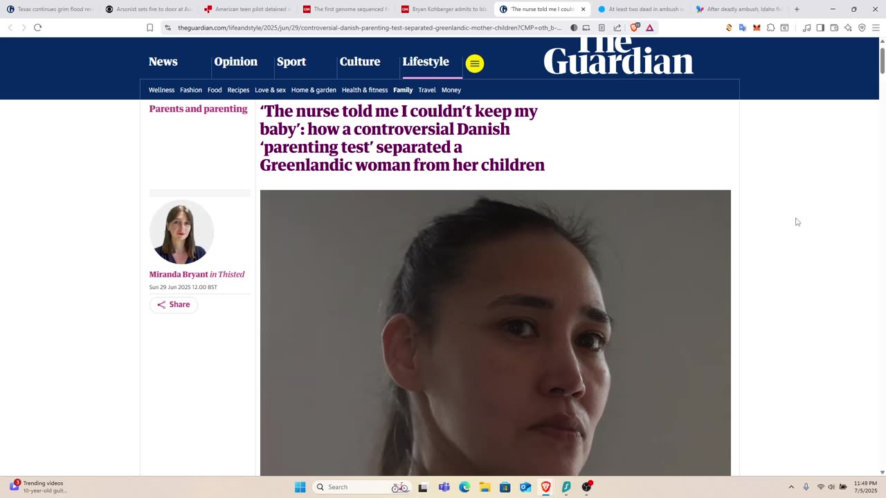 Greenland Separates Mothers From Children