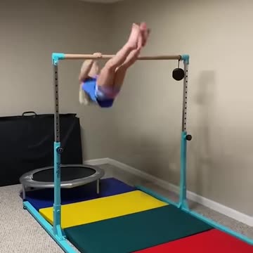 Legend says, she still hangin' there #funny #fail #gymnastics #AFV