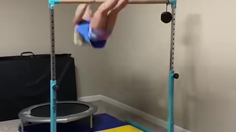 Legend says, she still hangin' there #funny #fail #gymnastics #AFV