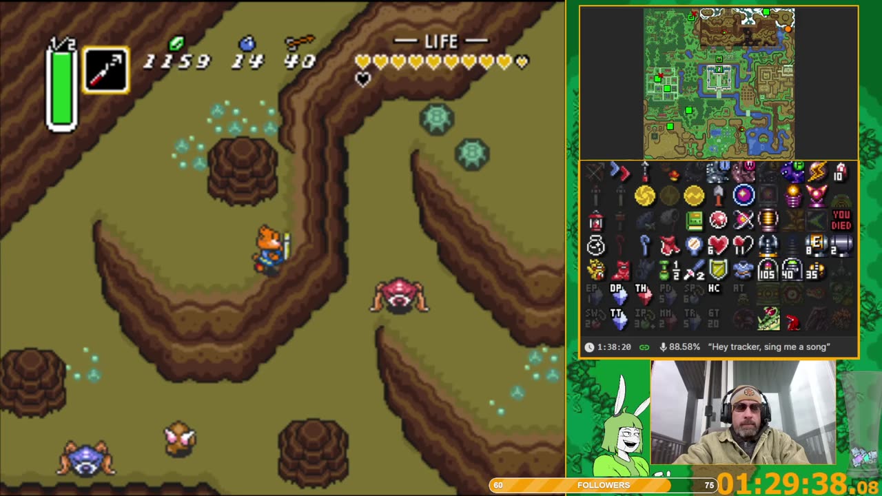 I've been "Track-rolled..." from the Cas' SMZ3 Randomizer Tracker