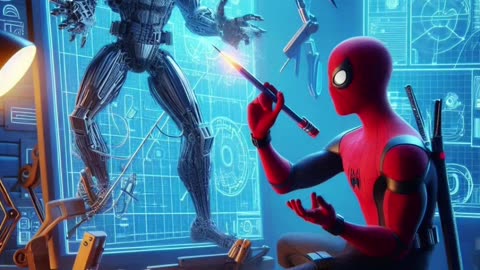 Spiderman's magical pencil #spiderman #rumble