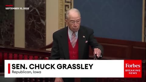 Grassley Unveils Declassified Documents From FBI's Alleged 'Political Hit Job' On Trump - THIS SPEECH WILL GO DOWN IN HISTORY