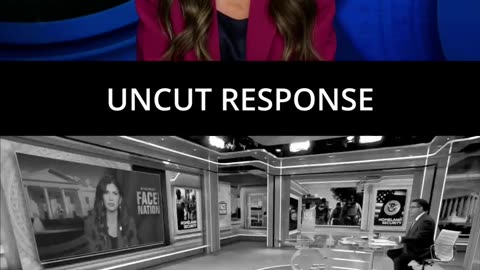 MSNBC caught editing Sec Kristi Noem's response.